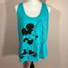 Disney Tops | Disney’s Mickey Mouse Surf Tank Top | Color: Black/Blue | Size: Xl