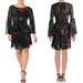 Ralph Lauren Dresses | Lauren Ralph Lauren Women's Blue Floral Georgette Dress Size 6 | Color: Blue/Red | Size: 6