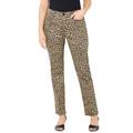 Plus Size Women's Secret Slimmer® Pant by Catherines in Animal Print (Size 24 W)