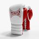 Geezers Boxing Hammer Training/Sparring Boxing Gloves 2.0, Laced Gloves, Mens Womens Boxing Lace up Gloves, Ideal for Punch Bag, Sparring Training and Mitts Pads Workout. (16oz, White/Red)