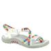 Skechers USA Reggae Irie Mon - Womens 10 White Sandal Medium