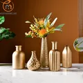 Vase en verre pour salon moderne vases à fleurs de bureau pour maisons conteneur de Gand