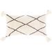 Dainyal Lumbar Knitted Trellis Lumbar Throw Pillow