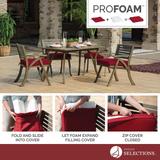 Arden Selections ProFoam 19 x 24 in Outdoor Plush Deep Seat Back Cover