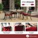 Arden Selections ProFoam 18 x 46 in Outdoor Bench Cushion Cover