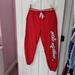 Disney Pants & Jumpsuits | Disney Mickey Mouse Sweatpants | Color: Red | Size: M