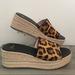 J. Crew Shoes | Jcrew Wedges Size 8 Fur Calf Nwot | Color: Black/Brown | Size: 8