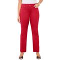 Plus Size Women's Secret Slimmer® Pant by Catherines in Classic Red (Size 26 W)