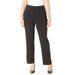 Plus Size Women's Right Fit® Moderately Curvy Slim Leg Pant by Catherines in Black (Size 16 W)