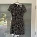 Michael Kors Dresses | Michael Kors Flounce Dress New Xs | Color: Black/White | Size: Xs