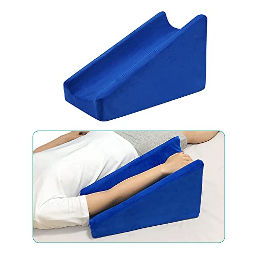 Arm Elevation Pillow Support for Broken Arm Therapy Wedge Foam Wedge Elevating Post Surgery Pillow Elevated Arm Pillows for Sleeping Wheelchair Arm Pads Elbow Pillow Surgery Recovery