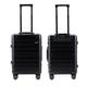 Alumaxx Gravity 4-Wheel Cabin Suitcase 55 cm, Black, ca. 56 x 37 x 21 cm, Gravity Aluminium Travel Trolley Black