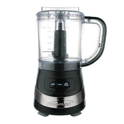 Brentwood 3-Cup Food Processor in Black, Size 10.0 H x 5.0 W x 7.0 D in | Wayfair FP549BK