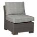 Summer Classics Club Patio Lounge Chair w/ Cushions Metal/Wicker/Rattan in Black | 29.5 H x 26.5 W x 34 D in | Wayfair 36212+C586H4325W4325