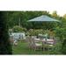 Summer Classics Club Patio Dining Side Chair w/ Cushions in Gray | 37.75 H x 19.75 W x 24.5 D in | Wayfair 333131+C3116101N