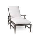 Summer Classics Croquet Aluminum 78.38" Long Reclining Single Chaise w/ Cushions Metal in Gray | 38 H x 27.75 W x 78.375 D in | Outdoor Furniture | Wayfair