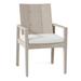 Summer Classics Ashland Patio Dining Armchair w/ Cushions Wood in Brown | 37.5 H x 23.62 W x 25.75 D in | Wayfair 289227+C7676343W6343