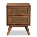 George Oliver Clorence 2 - Drawer Nightstand in Wood in Brown | 23.7 H x 18.7 W x 15.7 D in | Wayfair DA32A8C4EBC440399209E9908078FB4C