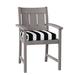 Summer Classics Croquet Teak Patio Dining Armchair w/ Cushions Wood in Brown | 37.75 H x 24.25 W x 27 D in | Wayfair 283027+C030440W440