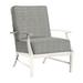 Summer Classics Croquet Patio Chair w/ Cushions in White | 37.75 H x 31 W x 35.75 D in | Wayfair 333794+C312H4325W4325