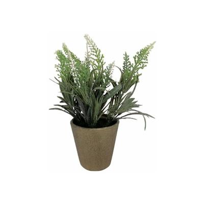 Plante artificielle lavande avec pot h. 17cm - Motif 4 Silumen