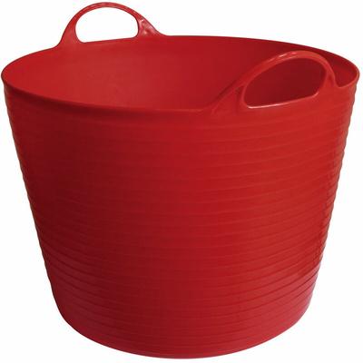 Kerbl - Trog FlexBag Kunststofftrog 28 l rot Futtertrog Transporteimer Eimer Image