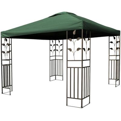 Pavillon Ersatzdach grün - 300 x 300 cm - Universal pvc Dach wasserdicht Image