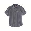 Carhartt Men's Loose Fit Midweight Chambray Short Sleeve Shirt, Denim Blue Chambray SKU - 766190