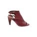 Nine West Heels: Pink Solid Shoes - Size 7