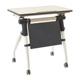 ECR4Kids Nesting Student Desk, Portable Table, Maple/Grey Metal | 29.75 H x 27.5 W x 21.25 D in | Wayfair ELR-24106