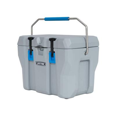 Kunststoff Kühlbox Premium 26 Liter Grau 33x55x41 cm - Lifetime