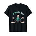 Olive Oyl Yoga "Go with the Flow" für den Menschheitstag T-Shirt