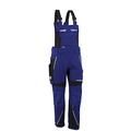 QUALITEX HIGH QUALITY WORKWEAR Qualitex Arbeitshose 'IRON'' in kornblau/schwarz, Größe: 31 - moderne Latzhose - funktionaler Blaumann