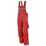 QUALITEX HIGH QUALITY WORKWEAR Qualitex Arbeitshose 'PRO'' in rot/grau, Größe: 90 - Latzhose MG 245 g - Blaumann für PROfessionals