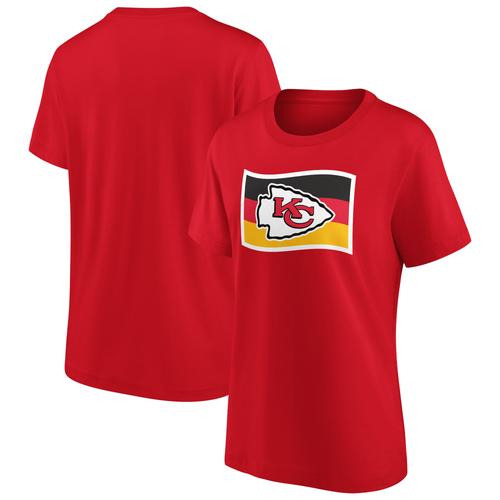 Kansas City Chiefs Chiefs Deutschland Flag Graphic T Shirt - Damen