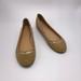 J. Crew Shoes | J. Crew Metallic Trim Ballet Flats Nwob | Color: Silver/Tan | Size: 7.5