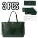 Victoria's Secret Accessories | Envious Emerald Croc Satchel Bag Embellished Winter Glove Set Victoria's Secret | Color: Green | Size: Os