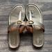 Coach Shoes | Coach Gold Metallic Sandals 6.5 Thong Flip Flops | Color: Gold | Size: 6.5