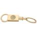 Gold Gonzaga Bulldogs Personalized Key Ring