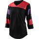 Troy Lee Designs Mischief Rugby Ladies Bicycle Jersey, black-red, Size XS for Women