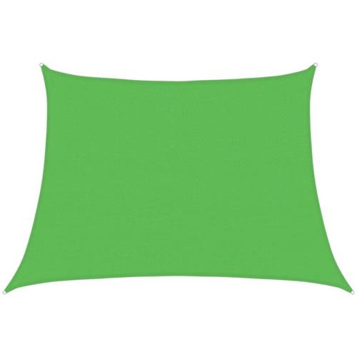 Sonnensegel，Sonnenschutzsegel 160 g/m² Hellgrün 4/5×3 m HDPE vidaXL