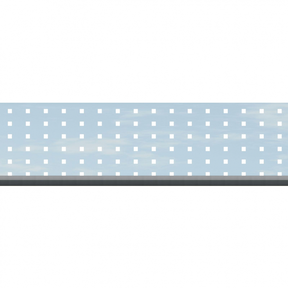 TraumGarten Sichtschutzzaun SYSTEM Dekorprofil Glas THETA Anthrazit, 15 cm Image