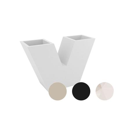 Vondom »UVE« Outdoor Pflanzengefäß 8x24 cm / White / Lackiert Hochglanz