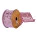 Vickerman 706435 - 2.5"x10yd Chalk Pink Velvet Ribbon (Q220533) Pink Colored Christmas Ribbons