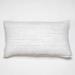 Cambree White Linen Blend Pillow Sham