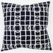 Jiti Indoor Transitional Geometric Patterned Cotton Accent Square Throw Pillows 20 x 20
