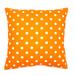 Jiti Indoor Bold Minimal Polka Dots Patterned Cotton Accent Square Throw Pillows 20 x 20