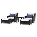 Palisades 5pc Outdoor Motion Club and Ottoman