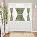 Wide Width Buffalo Check Rod Pocket Door Panel And Tieback by Achim Home Décor in Sage (Size 54" W 40" L)