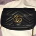 Gucci Bags | Elegant & Beautiful Authentic Gucci Black Super Mini Gg Marmot Bag | Color: Black/Gold | Size: Os